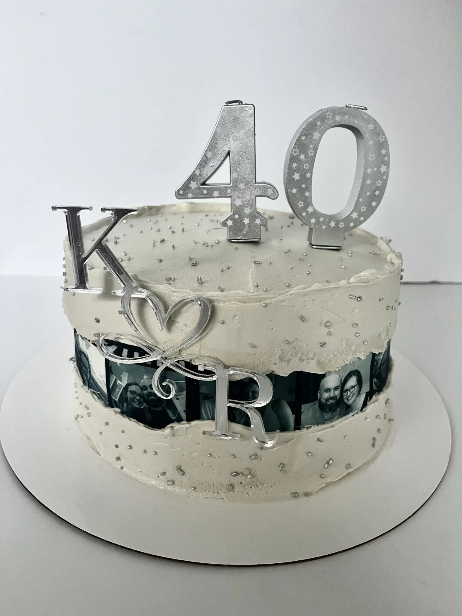 Fault line 40th cake